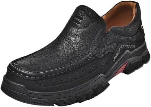 Men's Rubber Shoes Slip-on Loafers Shoes Versatile Non-slip wear-resistant flat-bottomed Round-toed Comfortable Breathable Casual Shoes for Men in Saudi Arabia