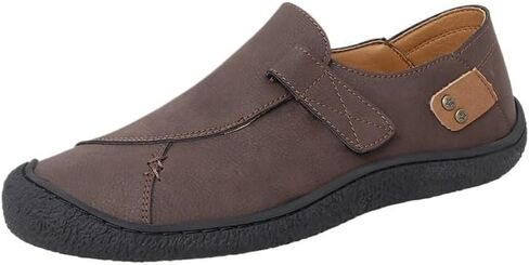 Men's Slip-on Loafers Shoes Men's Casual Shoes British flat Round Toe Comfortable Versatile Non-slip Rubber Shoes for Men in Saudi Arabia
