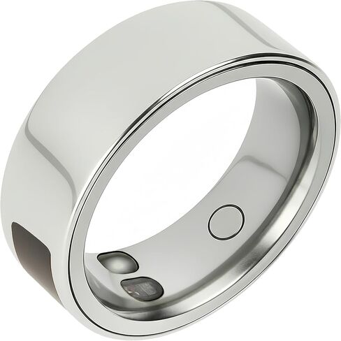 Gen 2 Pro Smart Ring for Men Women: Health, Fitness & Sleep Monitor, SOS, Touch Control, Heart Rate, Vibration, Waterproof, iOS Android, Gift (Titanium Gray,Size 12) in Saudi Arabia