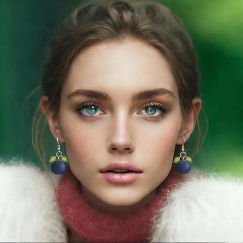 مجموعة 36 زوجًا من الأقراط المرحة اللطيفة للنساء أقراط متدلية رائعة وغريبة مصنوعة من مجوهرات الراتنج العصرية والمضحكة in Kuwait