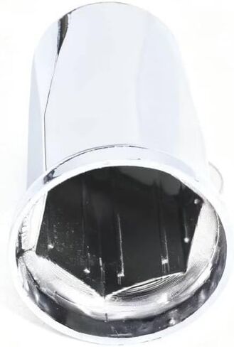 JESONN 20 قطعة 33 مم كروم ABS بلاستيك عالي السطح من النوع المسطح مجموعة غطاء صامولة العروة مع شفة (20) in Kuwait