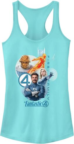 Junior's The Fantastic Four: First Steps First Family Racerback Tank Top in Saudi Arabia