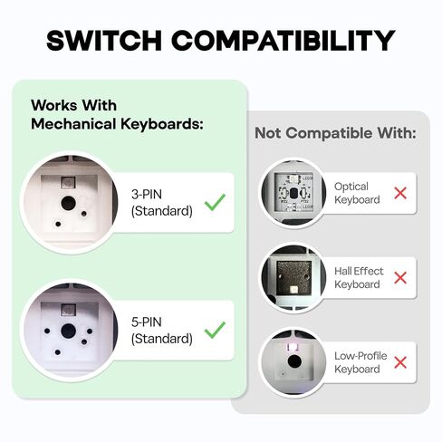 مفاتيح لوحة المفاتيح EPOMAKER x LEOBOG Nimbus V3، مجموعة مفاتيح خطية 35 قطعة 34gf، مفتاح مشحم من المصنع بخمسة دبابيس مع جذع POM، فتحة LED للوحة مفاتيح الألعاب الميكانيكية، متوافقة مع أغطية مفاتيح MX in Kuwait