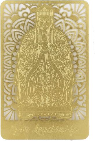 Feng Shui Leadership GUI REN Jade Emperor Golden Talisman Card in Saudi Arabia
