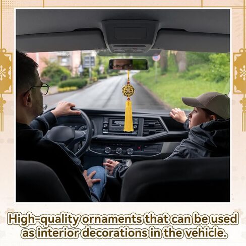 عملات فنغ شوي الصينية زخرفة فنغ شوي سحر الحظ السعيد عشرة عملات معدنية للإمبراطور لغرفة النوم المكتبية والسيارة المعلقة الحلي الديكور عملة محظوظة in Kuwait