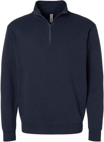 بلوفر صوف بسحاب ربع للجنسين من Next Level، M، Midnight Navy in Saudi Arabia