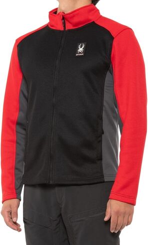 Spyder Men's District Full Zip Jacket, Color Options in Saudi Arabia