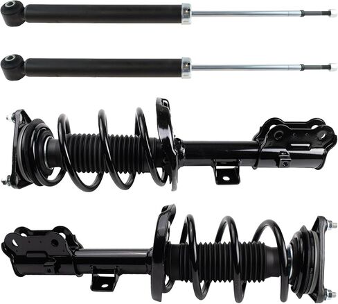 Front and Rear Complete Strut Assembly & Shock Absorber Kit Complete Strut & Coil Spring Assembly Compatible with 2014-2019 Kia Soul in Saudi Arabia