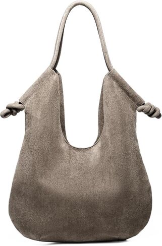 Large Suede Hobo Bags for Women Trendy Shoulder Bag Tote Satchel for Work Travel in Kuwait