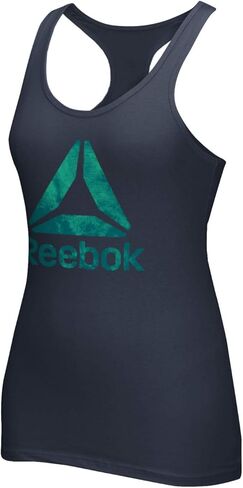 Reebok Crossfit Women's Navy Blue Delta Logo Racerback Tank Top BV2504 in Saudi Arabia