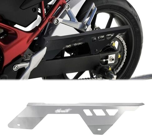 for CB750 Hornet cb750 Hornet 2026 2025-2023 Accessories Chain Guard Decorative Covers Chains Protection Cover Modification Parts (Silver) in Saudi Arabia