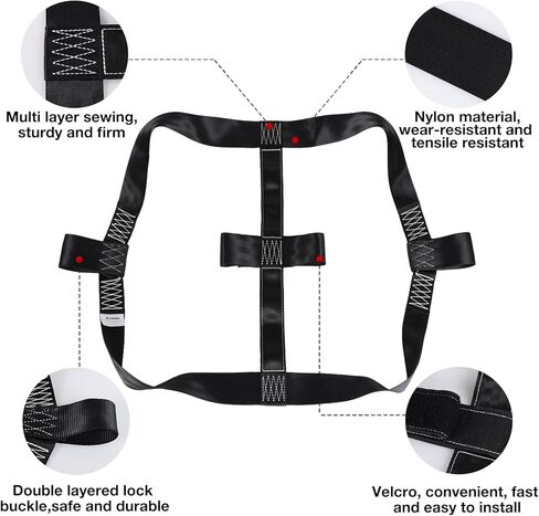 أشرطة ربط عالمية للدراجات النارية لإطارات العجلات الخلفية، أشرطة ربط قابلة للتعديل لتأمين الدراجة الرياضية، الدراجة الترابية، نقل إطارات الدراجات النارية الكهربائية، قوة كسر 6600 رطل in Kuwait
