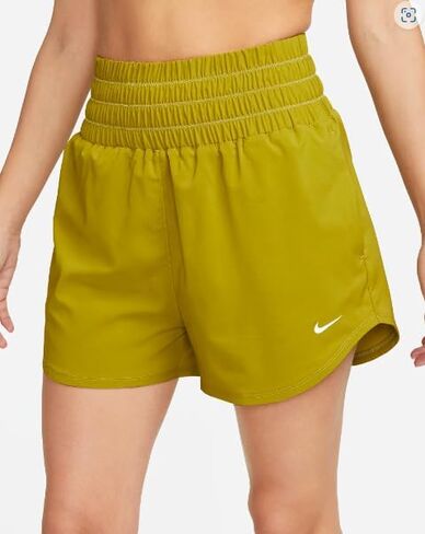 شورت Nike One النسائي Dri-FIT Ultra عالي الخصر مقاس 3 بوصات ومبطن ببطانة قصيرة مقاس كبير in Saudi Arabia