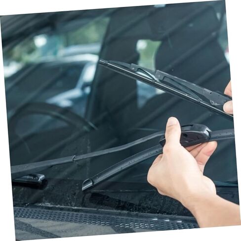 Luxshiny 8pcs Car Wiper Strip Refill Durable Windshield Wiper Inserts for Visibility Rain Compatible with Various Car Models Easy to Install Replacement in Saudi Arabia