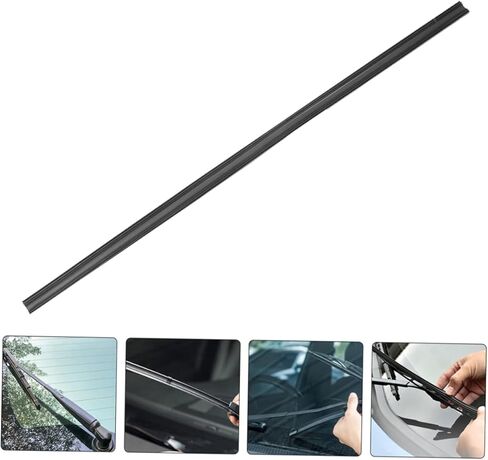 Luxshiny 8pcs Car Wiper Strip Refill Durable Windshield Wiper Inserts for Visibility Rain Compatible with Various Car Models Easy to Install Replacement in Saudi Arabia