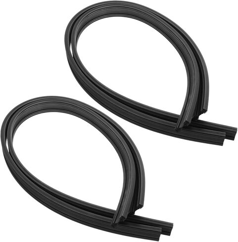 4pcs Frameless Car Windshield Wiper Refills Rubber Strips for Streak Cleaning Easy Installation Compatible Front and Rear in Saudi Arabia