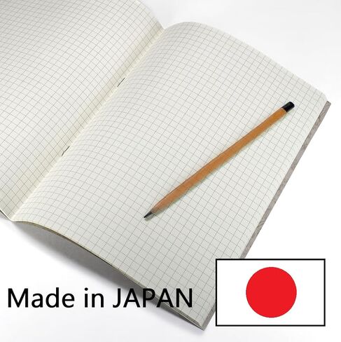 Japanese A5 Dot Grid Notebooks (2 Pack) – Ultra-Smooth 85gsm Cream Paper (Kinmari) – Slim Lay Flat Journal with Micro-Perforated Pages – Minimalist Softcover for EDC, Travelers & Sketching, Made in Japan (Olive/Cream) in Saudi Arabia