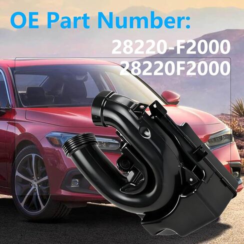 28220-F2000 مرنان مدخل منظف الهواء متوافق مع Hyundai Elantra 2017-2020 L4 1.4L شاحن توربيني / L4 2.0L مستنشق بشكل طبيعي، وليس لـ 1.6L، استبدل OE 28220F2000 in Saudi Arabia
