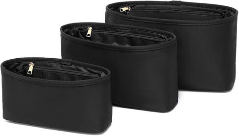 Handbag Organizers Tote Organizer Insert with Multiple Compartments Perfect for Tote Bags Simple Cosmetic Storage Bag Lightweight and Durable. (Beige,Large) in Saudi Arabia