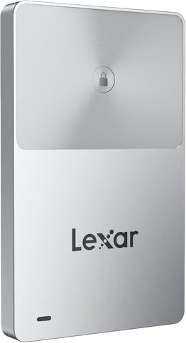 Lexar TouchLock SSD محمول 1 تيرابايت مع مصادقة تشفير NFC بلمسة واحدة، ومحركات أقراص الحالة الصلبة الخارجية USB 3.2 Gen2، دعم SSD للهاتف المغناطيسي لهاتف iPhone 17/16، والكمبيوتر اللوحي، والكمبيوتر الشخصي in Kuwait
