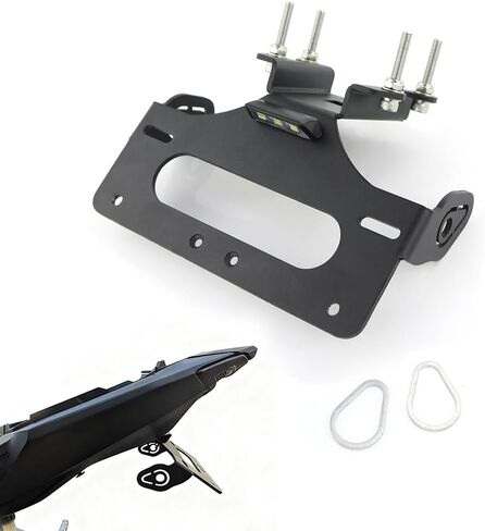 مزيل الحاجز مناسب لحامل لوحة الترخيص MT-07 21-24 / YZF R7 21-25 مع ذيل ضوء LED مرتب مناسب مع إشارات الانعطاف ما بعد البيع/OEM in Saudi Arabia