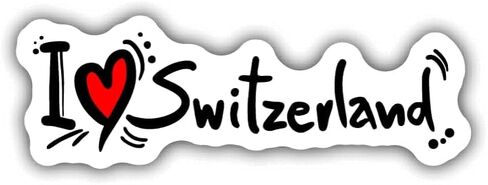 I Love Switzerland Travel Slogan Round Spinning Stainless Steel Metal Key Chain Keychain Ring Double Sided Deisgn in Saudi Arabia