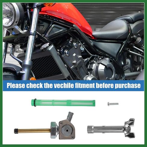 Motoforti Fuel Petcock Kit for Honda Shadow VLX 600 VT600CD Deluxe 1988-1998 Fuel Gas Tank Switch Valve Petcock 16950-KAF-000,16963-MR1-000 Long-lasting in Saudi Arabia