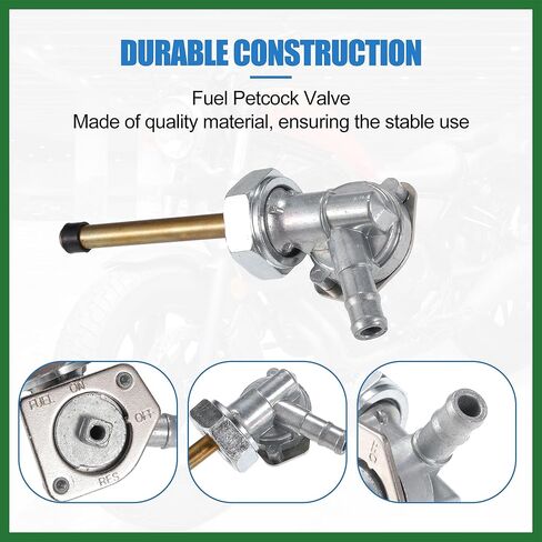 Motoforti Fuel Petcock Kit for Honda Shadow VLX 600 VT600CD Deluxe 1988-1998 Fuel Gas Tank Switch Valve Petcock 16950-KAF-000,16963-MR1-000 Long-lasting in Saudi Arabia