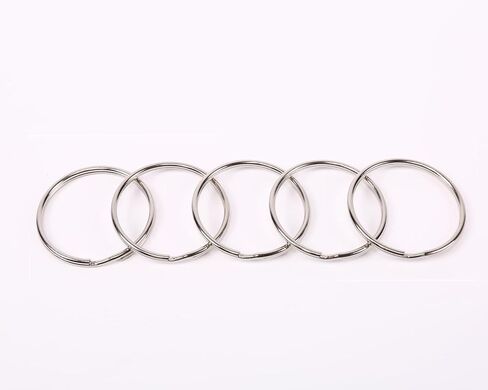Split Key Ring Set of 20, 2 Inch Large Open Key Rings for Dog Tags and Crafts in Saudi Arabia