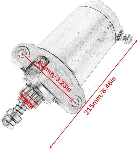 Electrical Starter Motor 25E 25EH 25EL 25ELH 25ELPT B F 4 Stroke 30 4ci 25 H P Compatible With Marine Engine 1999 2005 in Saudi Arabia