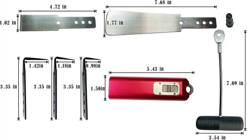 JL&LOVE Windshield Removal Tools,Universal Car Windscreen Quick Release Cold Knife Windshield and car Window Glass Urethane Scraper Tool Set in Kuwait