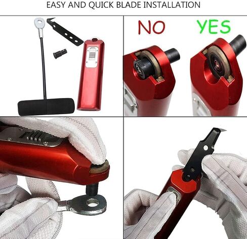 JL&LOVE Windshield Removal Tools,Universal Car Windscreen Quick Release Cold Knife Windshield and car Window Glass Urethane Scraper Tool Set in Kuwait