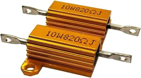1 قطعة 10 واط 25 واط 50 واط RX24 الألومنيوم الطاقة معدن شل حالة Wirewound المقاوم 0.1 0.5 1 1.5 2 6 8 10 20 100 150 200 300 1 كيلو 10 كيلو أوم (鹿 ، 25 واط) in Saudi Arabia
