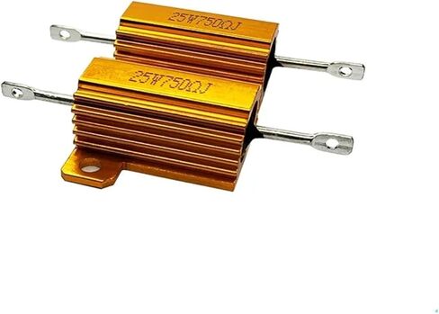 1 قطعة 10 واط 25 واط 50 واط RX24 الألومنيوم الطاقة معدن شل حالة Wirewound المقاوم 0.1 0.5 1 1.5 2 6 8 10 20 100 150 200 300 1 كيلو 10 كيلو أوم (鹿 ، 25 واط) in Saudi Arabia