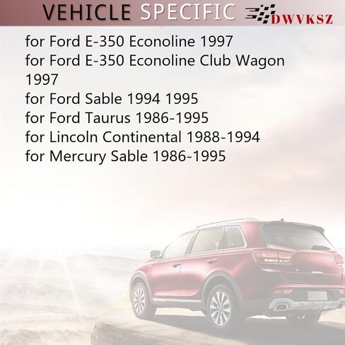 استبدال خرطوم سائل التبريد A/C لسيارة Ford E-350 Econoline Club Wagon 6.8L 1997، لـ Taurus 3.2L 1993 1994 1995، لـ E-350 Econoline 6.8L 1997، لـ Sable 3.8L 1994 1995، (1x) in Saudi Arabia