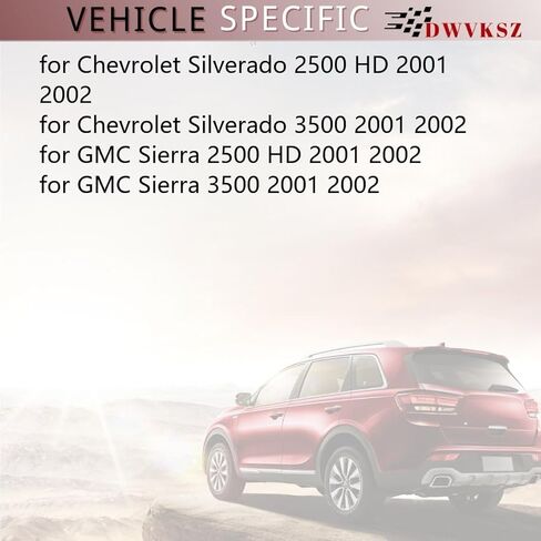 بديل خرطوم سائل التبريد A/C لسيارة شيفروليه سيلفرادو 2500 HD 6.6L 2001 2002، لسيارة Silverado 3500 6.6L 2001 2002، لسيارة GMC Sierra 2500 HD 6.6L 2001 2002، (1x) in Saudi Arabia