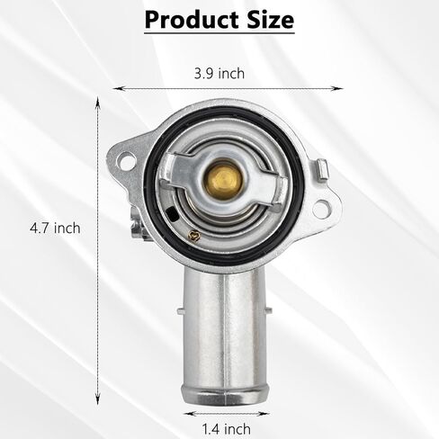 مجموعة مبيت ترموستات تبريد الألومنيوم متوافقة مع دودج دورانجو جراند شيروكي رانجلر رانجلر JK، استبدال 902-852 5184651AG 5184651AH in Kuwait