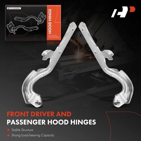 A-Premium 2-PC Set Front Driver and Passenger Hood Hinges Compatible with Jeep Grand Cherokee 2011-2021, Grand Cherokee WL 2022 & Dodge Durango 2011-2023 in Saudi Arabia