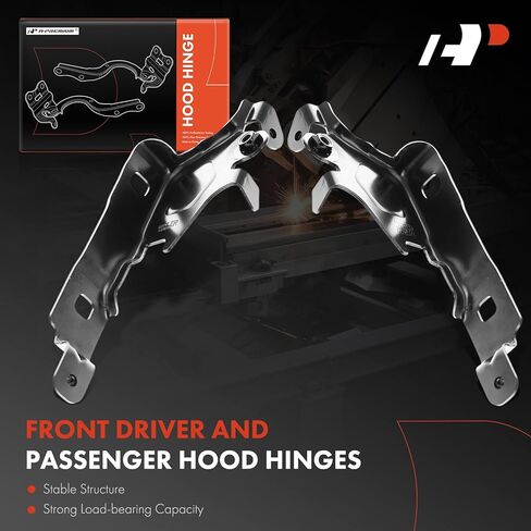 A-Premium Front Driver and Passenger Hood Hinges Compatible with Chevrolet Equinox & GMC Terrain, 2010-2017, Front Left and Right Lower Side, 2-PC Set in Saudi Arabia