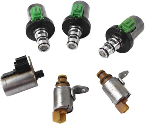 6 PCS Transmission Solenoid Kit 48420K-R 4F27E FN4A-EL Compatible With 2000-2012 Focus 2 3 5 6 CX-7 5-Speed Engine in Saudi Arabia