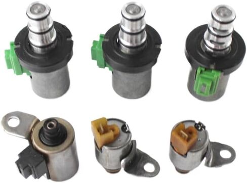 6 PCS Transmission Solenoid Kit 48420K-R 4F27E FN4A-EL Compatible With 2000-2012 Focus 2 3 5 6 CX-7 5-Speed Engine in Saudi Arabia
