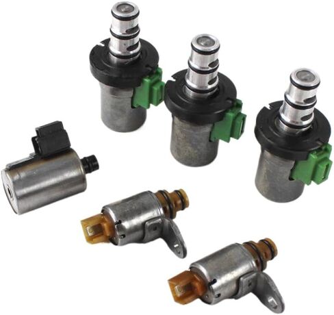 6 PCS Transmission Solenoid Kit 48420K-R 4F27E FN4A-EL Compatible With 2000-2012 Focus 2 3 5 6 CX-7 5-Speed Engine in Saudi Arabia