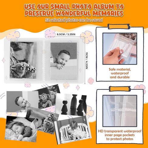 15 Rolls Kids Instant Camera Print Refill Paper, Photo Printer HD Printing Thermal Print Paper Rolls Fit for Most Kids Camera Instant Print, BPA Free&Inkless with 3" Photo Album in Saudi Arabia