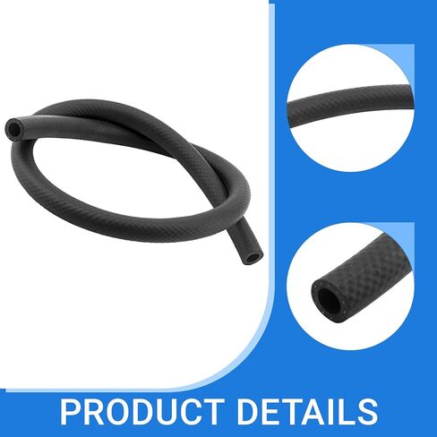 27233 خرطوم مكنسة كهربائية للفرامل، خرطوم مكنسة كهربائية معززة للفرامل لسيارات الركاب والشاحنات الخفيفة - طول 3 بوصات، القطر الداخلي 15/32 بوصة خرطوم مكنسة كهربائية معززة للفرامل (عبوة واحدة) in Kuwait