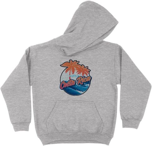 Tropical Costa Rica Kids Hoodie Sweatshirt Youth in Saudi Arabia