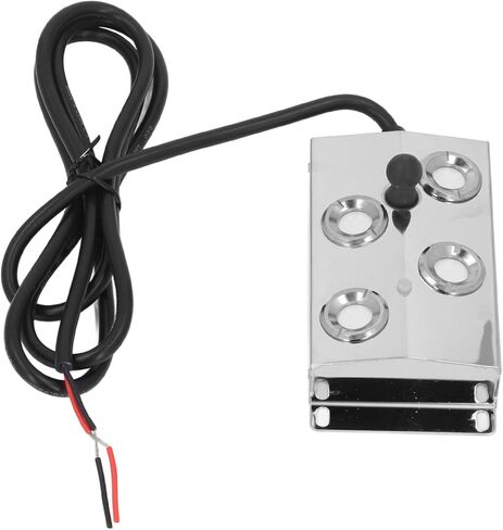 4 Heads Ultrasonic Mist Maker Fogger, DC45-48V Humidifier with 1.5m Cable, IP67 Stainless Steel Mister for Indoor Outdoor Use, Efficient Fog Generation and Quiet Opera in Kuwait