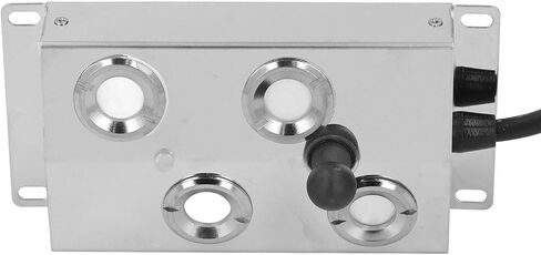 4 Heads Ultrasonic Mist Maker Fogger, DC45-48V Humidifier with 1.5m Cable, IP67 Stainless Steel Mister for Indoor Outdoor Use, Efficient Fog Generation and Quiet Opera in Kuwait