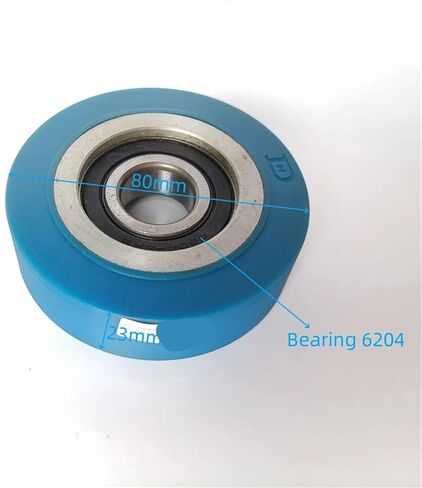 80 * 23 * 6204 Escalator Step Roller 80x23x6204 OD 80mm W 23mm Bearing 6204 in Saudi Arabia