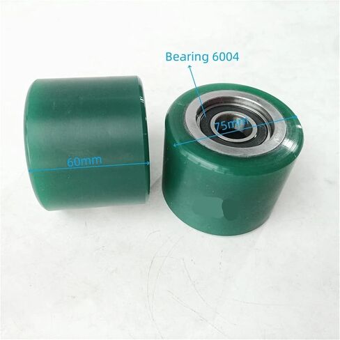 75 * 60 * 6004 أجزاء السلالم المتحركة العجلة الخضراء لشد درابزين السلم المتحرك OD75mm W60mm وإذ تضع 6004 in Saudi Arabia