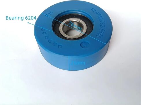EHC RL0760KB2-5866 بكرة خطوة للسلالم المتحركة 76 * 25 * 6204 OD 76 مم W 25 مم تحمل 6204 in Saudi Arabia